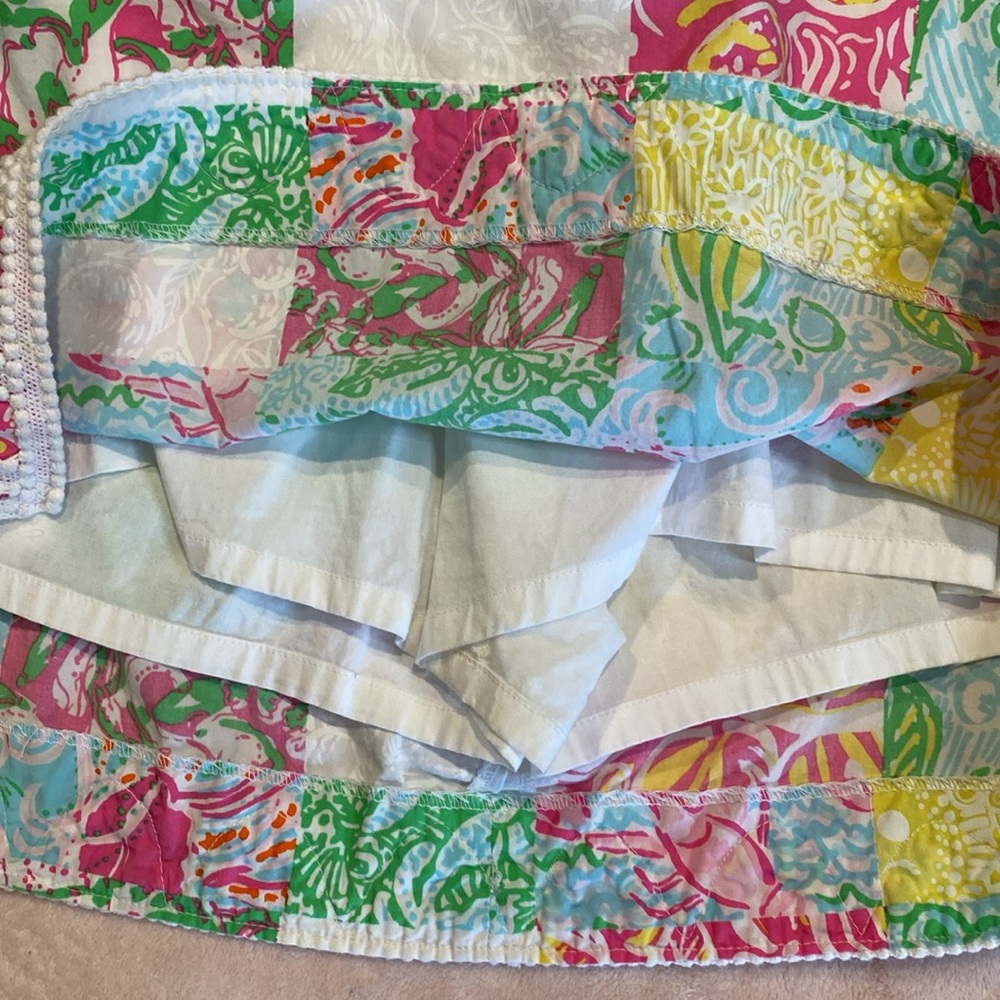 Lilly Pulitzer Size 0 Skort Jellies Be Jamming Lobster Roll Written In The Sun - Picture 4 of 4